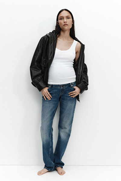 H&M MAMA Slim Straight High Waist Jeans