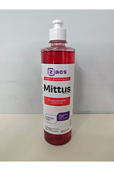 Zacs MITTUS - pH Nötr, Sürtünmeyi Azaltan Araç Şampuanı– 500ml