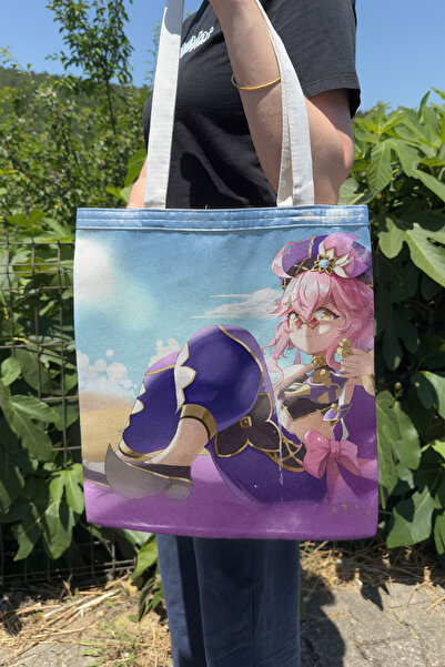 ZipZap Dori Genshin Impact V3 Double-Sided Canvas Print Tote Bag Anime Bag