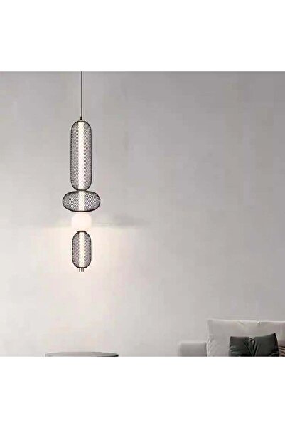 OEM LED висящ полилей LM551/4BK, 24W, светлина 3000/4000/6000K, черен, регули...