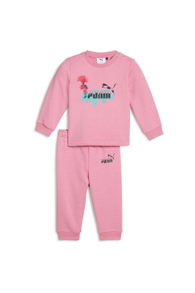 Puma Sportovní tepláková souprava - Růžová - Grafika