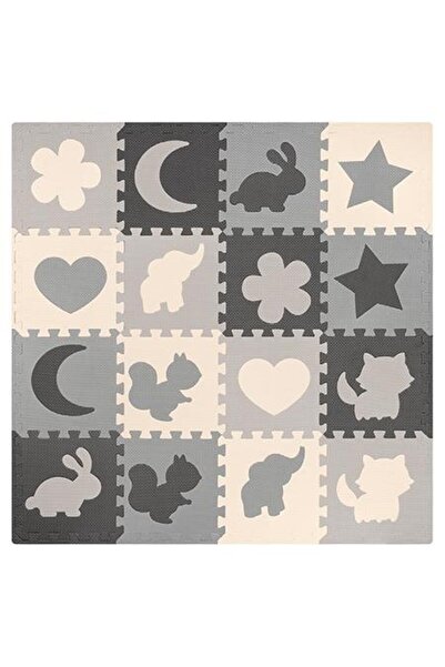 Rebel RBY-2250-16 Educational Foam Puzzle Mat 150x150 cm with Frame