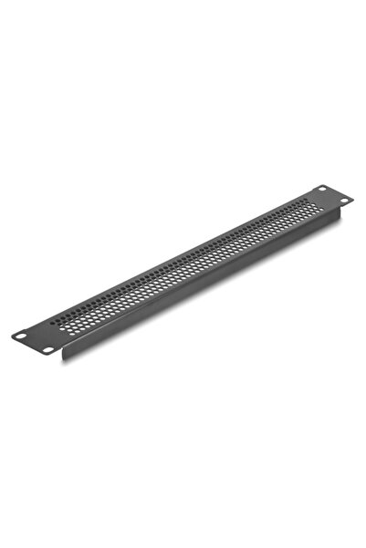 DELOCK Πάνελ διασύνδεσης για rack 1U 19 " Μαύρο