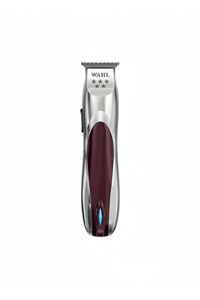 Wahl مشبك سحري لاسلكي باللون العنابي/الفضي