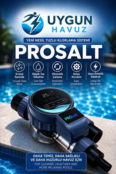 Atlaspool Pro salt tuz klor jeneratörü 16g UygunPool
