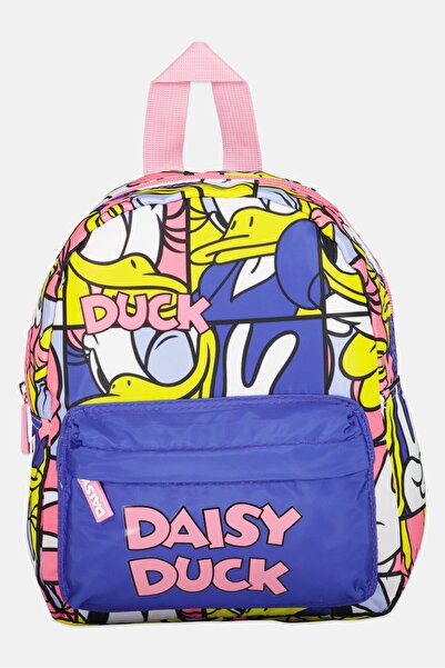 Disney Kids Girl Mickey And Friends Daisy Duck Print Backpacks, Multicolor