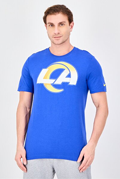Nike Men Sportswear Fit Royal Los Angeles Rams Outdoor Tshirt, Blue