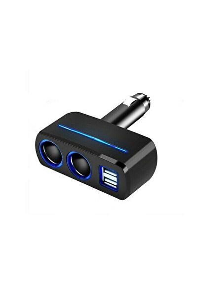 Andowl Φορτιστής αυτοκινήτου 120 W με θύρες: 2 x USB, 2 x Αναπτήρας, Μαύρο