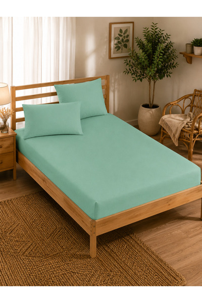 Erays Home Cotton Double Fitted Sheet Set