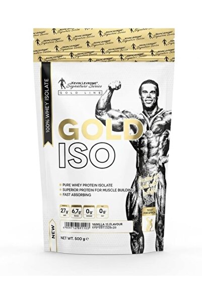 kevin levrone Gold ISO Vanilla Whey Protein Isolate 500g High Protein Low Sug...
