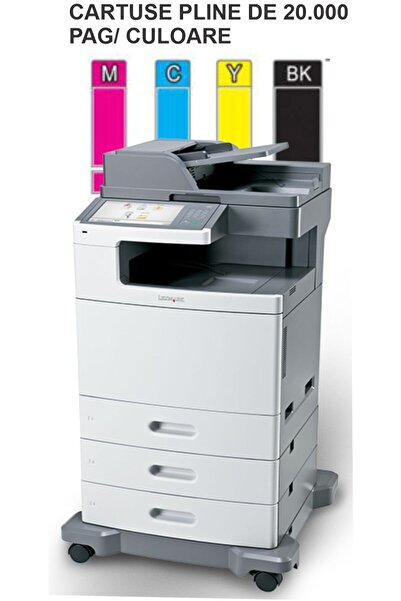 Lexmark X792de Обновен цветен лазерен мултифункционален принтер, A4