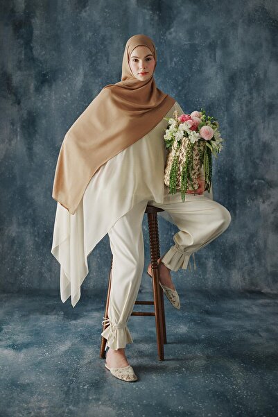 DeFacto Fresh Scarfs X Premium Tile Linen Shawl I1758Ax26Sm