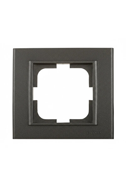Generic Brand 1 Piece Ovivo Mina Metallic Black Single Frame