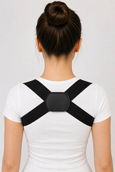 Nevara Adjustable Back and Shoulder Posture Corrector - Comfortable Support f...