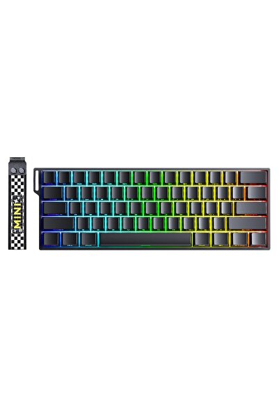 Aula Mini 60 He Pro Hall Effect Manyetik Klavye Rapid Trigger Stromrise Switc...