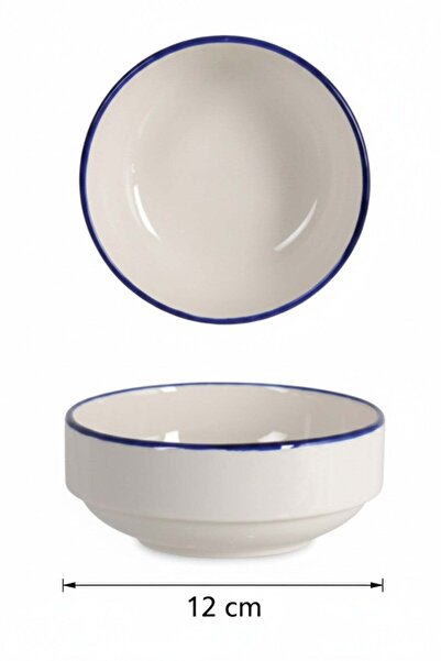 rinart 12-Pack Joker Bowl 12cm Rim Navy Blue