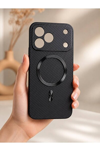 TECNOTREND Tecno Spark 50 Uyumlu Telefon Kılıfı Karbon Fiber Dokulu Elektro K...