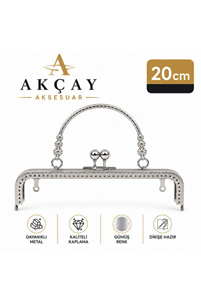 Akçay Aksesuar Wallet Clip Bag Holder Patterned Luxury Clips Burs 20 cm