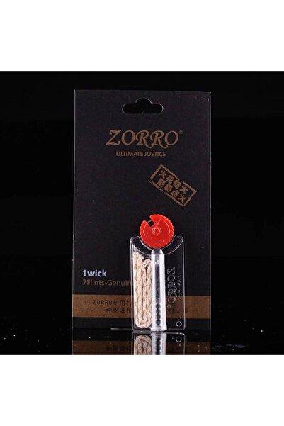 Zorro طقم صيانة الولاعات - فتيل ولاعة و7 أحجار صوان