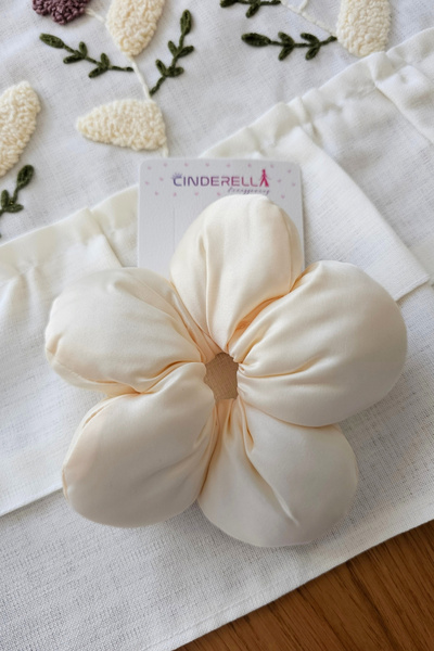 Cinderella مشبك شعر مطاطي كبير الحجم من كريم باباتيا مقاس 14 سم - مشبك شعر مط...
