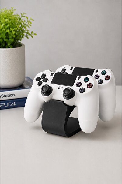 craftopya PS4 Uyumlu 2'li Oyun Kolu Standı - Gamepad Tutucu Masaüstü Düzenley...