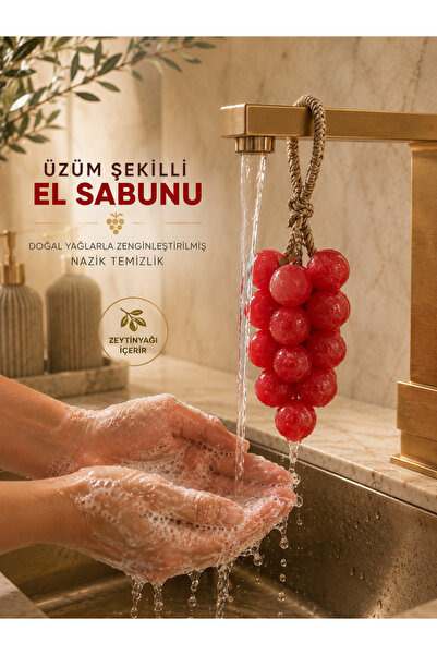 NOIRE PREMIUM Bunch of Grapes Soap Olive Oil Natural Oil Moisturizing Hand Soap
