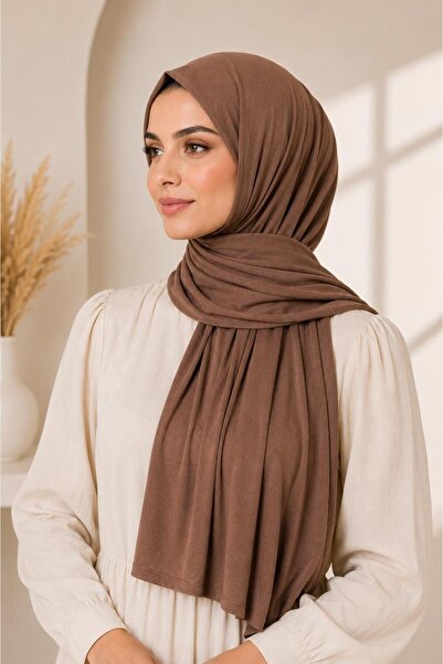 Wearflawless Ready-To-Wear Practical Combed Cotton Shawl, Non-See-Through Hij...
