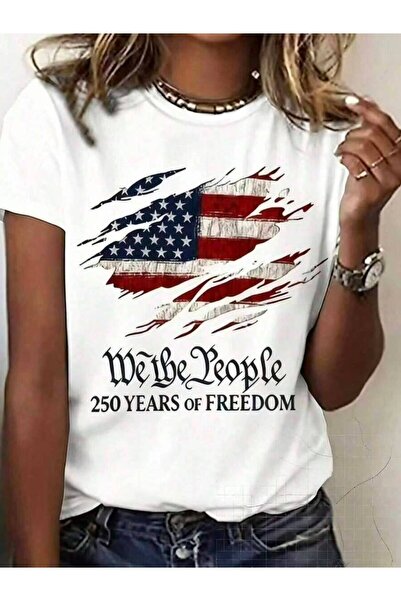 23ERVA Men's Women's Patriotic Christian T-Shirt, American Flag Cross, Printe...