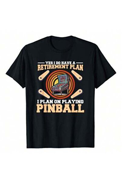 45 BPM تي شيرت Yes Have A Retirement I Plan On Playing Pinball، مصنوع من القط...