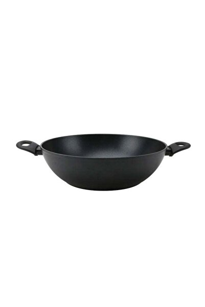 Trust Aluminium Non-Stick Wok Pan With Double Handle Black 28cm