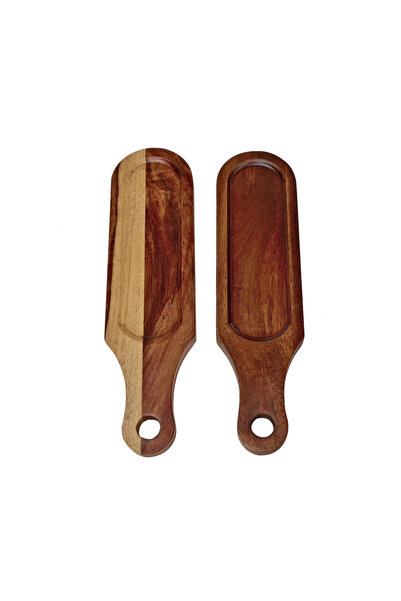 Generic Brand Aguami Tray Set - Brown + 45X2.5X12 cm - Int-60