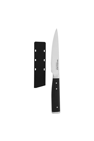 Kitchenaid 11cm Utility Knife with Blade Cover – High-Carbon Japanese Steel K...