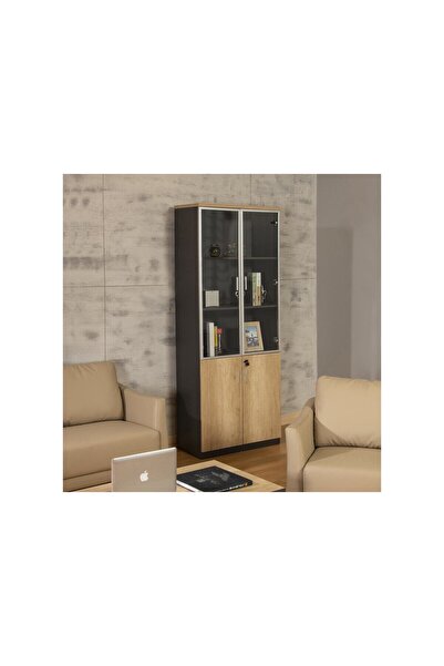 Midas Furniture خزانة مكتبية عالية من كلاين