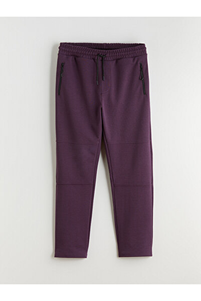 LC Waikiki Nevavm Farkıyla Xside Purple Interlock Plain Standard & Regular Me...