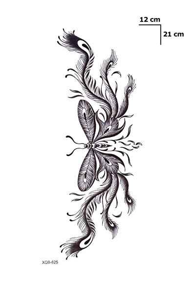 TAKIŞTIR Kelebek Geçici Dövme Tattoo