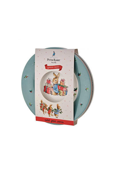 Petit Jour Paris Farfurie 20 cm 4 buc/set Peter Rabbit Crăciun