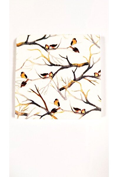 Şeker Portakalım Decorative Figured Special Size 20X20X1 cm Natural Stone Bat...
