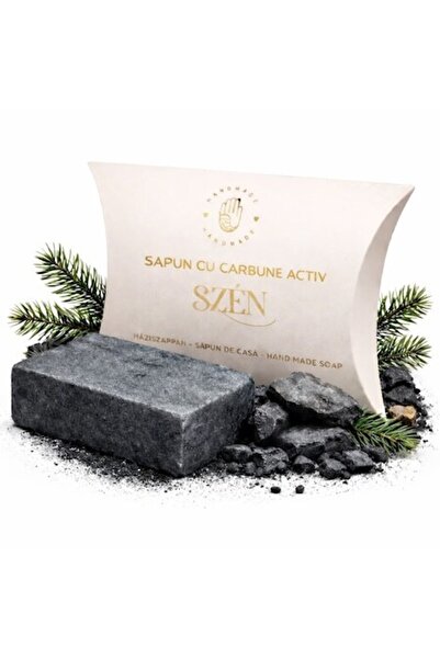 DAVIDVARA Activated Charcoal Soap for Oily Skin Handmade Vegan Face Body & Hair