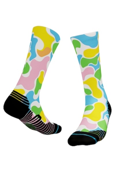 OEM Colorful Abstract Socks 464 38-43 EU
