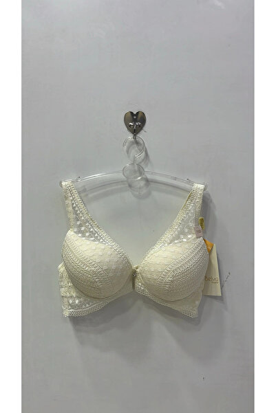 Belvü Women's Underwire-Free Padded Lace Detailed Bra