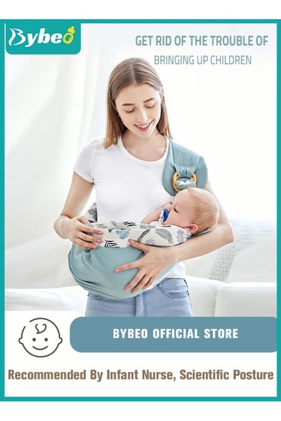 BYBEO Baby Wraps Carrier Infants Wrap Ring Sling and Nursing Cover for Toddle...