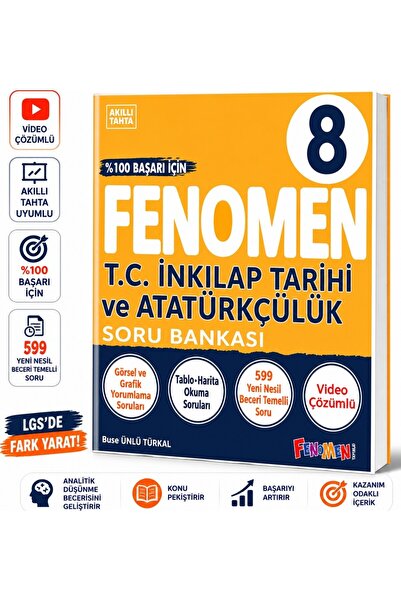 Fenomen Yayıncılık Fenomen 8. Sınıf T.c. Inkılap Tarihi ve Atatürkçülük Soru ...