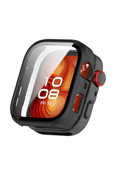 Techsuit Defense360 Pro + Προστατευτικό Οθόνης Huawei Watch Fit 5 Pro Μαύρο