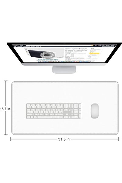 GENERAL Dapesuom Large Gaming Mouse Pad, Extended Mousepad with Stitched Edge...