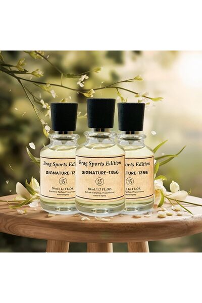 B BRAG Sports Edition Pack of 3 Signature 1356 50ml Extrait De Parfum | Long ...