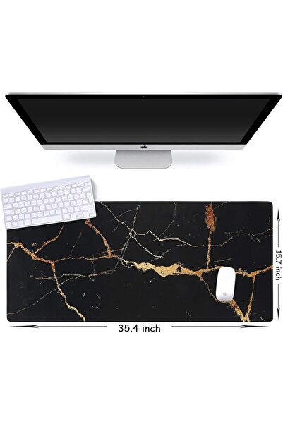 iLeadon Topographic Mouse Pad, Large Gaming Mouse Pad Non-Slip Rubber Base Wa...