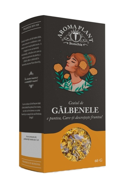 Aroma Plant Ceai Galbenele (Calendula officinalis), 100% , fara aditivi sau p...