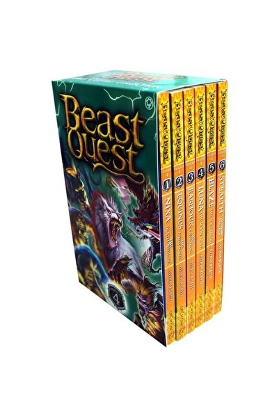 Orchard Books Beast Quest 6 Books Collection Set By Adam Blade (series 4)