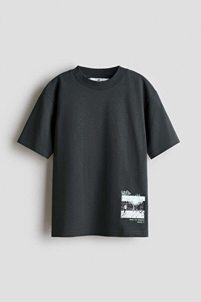 H&M Loose-fit printed T-shirt