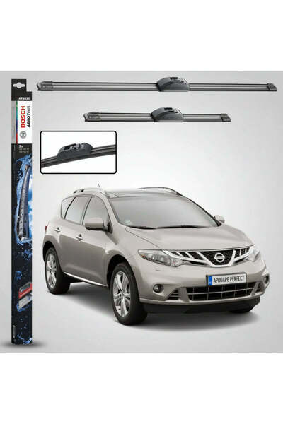 Bosch Windshield Wipers Nissan Murano Z51 2008-2014 | Front Set 650mm + 400mm...